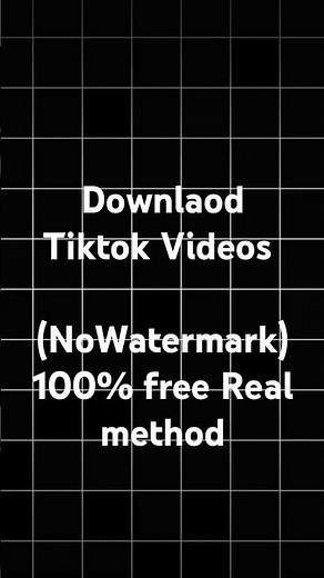 How To Download Tiktok Video Without Watermark