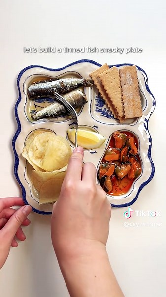 Tinned Fish Snack Plate Date Night Ideas