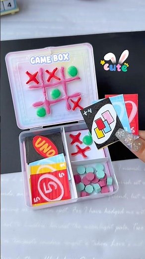 DIY mini Game Box #tonniartandcraft #diy #craft #shorts #art #love