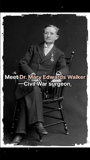 Mary Edwards Walker: The Only Woman with the Medal of Honor#inspiration #surgeon