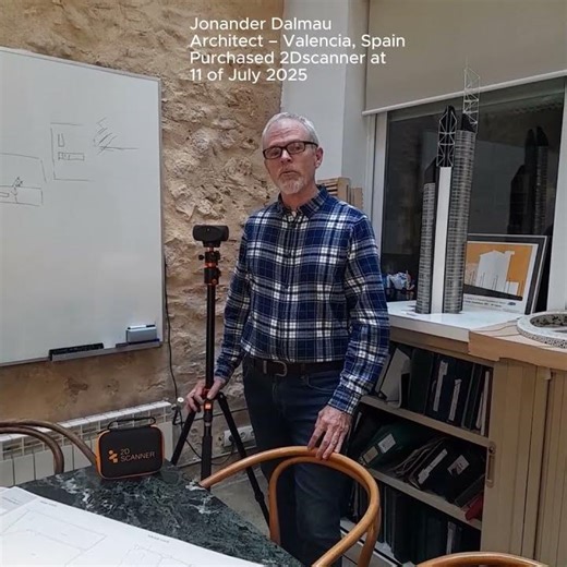 Real user experience with the laser measuring tool 2Dscanner