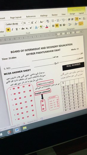 Create a Bubble Sheet in MS Word: Step-by-Step Guide