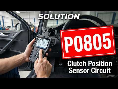How To Fix P0805 OBD II Error Code - Clutch Position Sensor Circuit