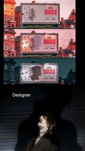 Shadow Turns Deadly 😱 | Genius Dracula Billboard by BBC! #designer #shorts