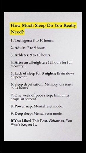 How Much Sleep Do You REALLY Need Shocking Facts You Didn’t Know