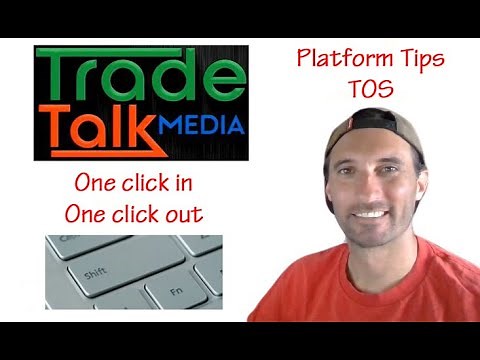 TOS Instant Order Entries (TOS Platform Tips Series)