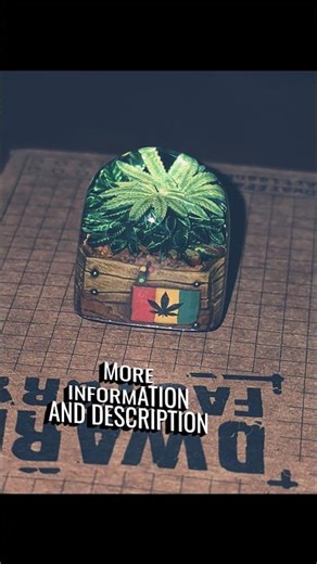 Dwarf Factory - #Rasta keycap #photo #montage