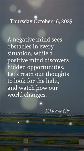 👉 Daily Affirmation #72 | Train Your Mind to See the Light