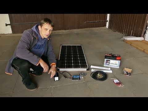 Die Solaranlage für das Gartenhaus ist da - Alle Komponenten ausgepackt und angeschaut