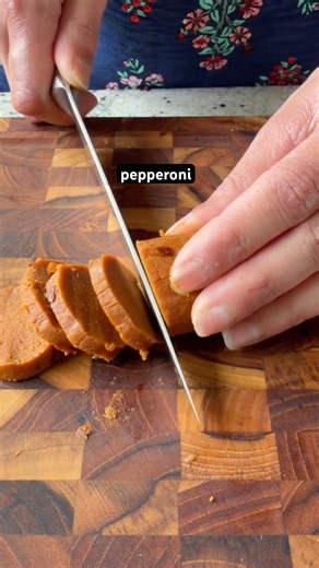1 Main ingredient in this vegan pepperoni! No gluten No kneading #shorts #highprotein #veganrecipes