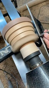 #TurningTuesday brought to you by this beautiful white oak and walnut segmented vase by @mitchelltimberworks! Turned on his REVO 18|36. #lathe #woodturner #woodturning #woodturnings #whiteoak #walnut | Laguna Tools