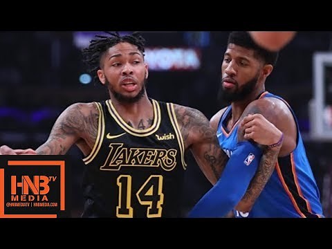Oklahoma City Thunder vs Los Angeles Lakers Full Game Highlights / Feb 8 / 2017-18 NBA Season
