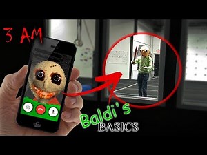 CALLING BALDI'S BASICS ON FACETIME AT 3 AM!! HE ACTUALLY CAME!!!