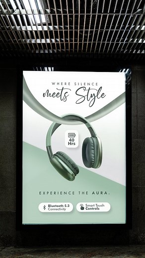 124K views · 40K reactions | Poster Design for Headphones Brand . . . Follow @logoduniya.designs . . . #poster #design #posterdesign #headphonebrand #headphones #designprocess #reels #reelinstagram #reelit #explore | Logo Duniya Designs | Facebook