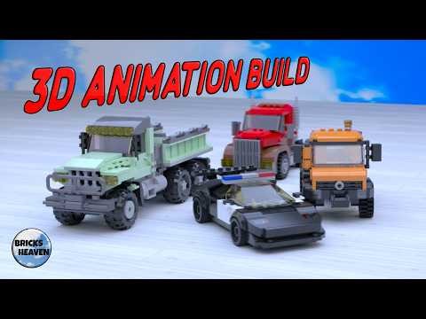 Lets Build 4 LEGO® Mini MOCs - 3D Animation - All building instructions in the video description.