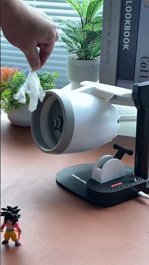 Multi-function Jet Air Fan Desktop Cooler, Built-in Humidifier + Qi Wireless Charger