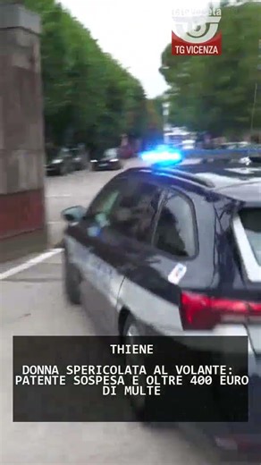 Reckless woman driving: license suspended and over €400 in fines | April 15, 2026