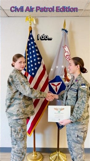 Just having fun with making our civil air patrol version of this trending reel we keep seeing. 😁