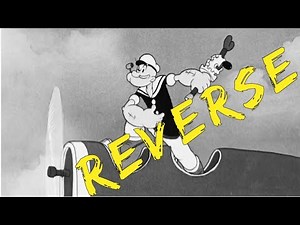 REVERSE - I Never Changes My Altitude 1937 / Popeye The Sailor / Popeye cartoon /