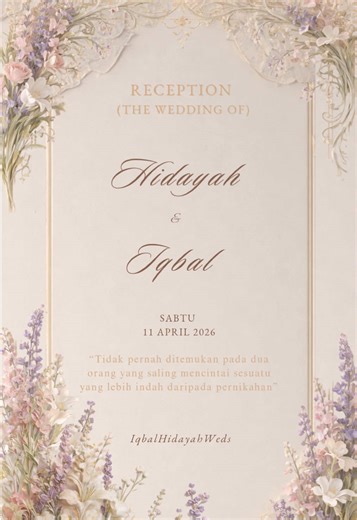 Elegant Pastel Floral Crescent Arrangement With Rococo Frame