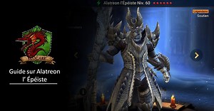 Guide sur Alatreon l'Epeiste artefact et maîtrise