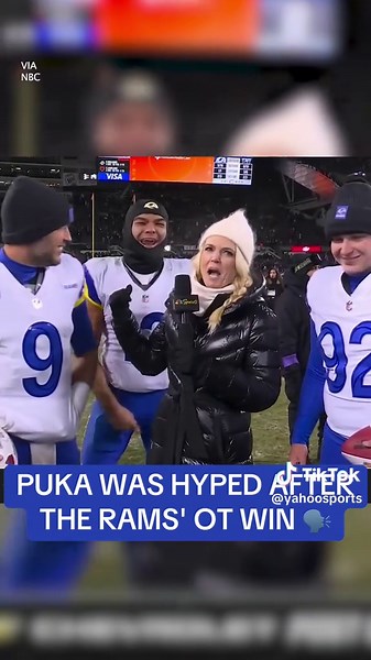 Puka Nacua's Hilarious Postgame Interview After Rams' OT Win