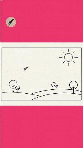 How to Draw a Sunny Day Scene for Kids Easy Step by Step Tutorial #lidoartworks