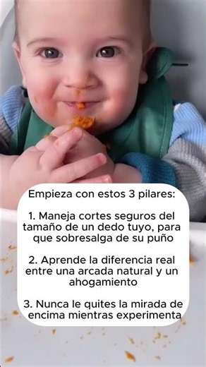 Tu bebé NO se va a atragantar si haces esto #babyledweaning #blw #alimentación
