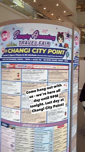 Last day of this installment of Simply Amazing Travel Fair today! Come by Changi City Point - we’re here till 9PM tonight 😁 | SA Tours
