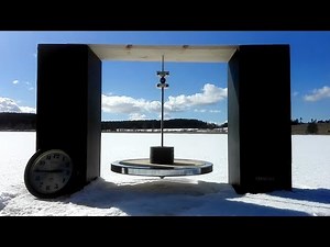 Magnetically Supported Flywheel Spins Insanely Long ~ Inertia Rotor ~ Magnetic Suspension Bearing