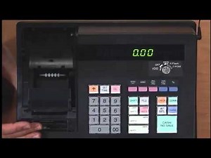 XE-A107- Initial setup (batteries & installing paper)