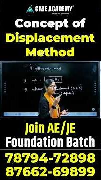 Concept of Displacement Method || Structural Analysis #displacement #structuralanalysis