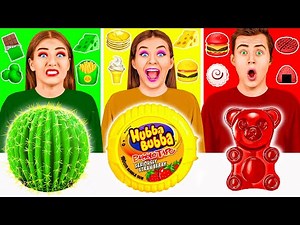 Food of The Same Colors Challenge | Edible Battle by Fun Challenge