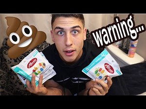 1lb Sugarless Gummy Bear Challenge *Diarrhea Alert*