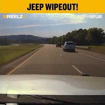 Jeep Wrangler Goes Rolling After Insane Police Chase