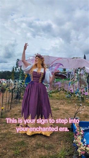 This is your sign to step into your enchanted era. #fairy #renfaire #medieval #fantasy #fairytale