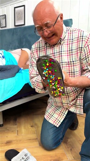 Epic Party Popper Prank on Grandpa! 😂🎉