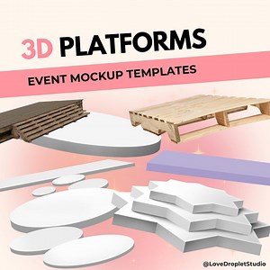 Stage Platform Mockup Templates: Event & Wedding Design (digital Download) - Etsy