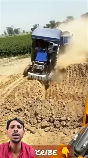 Swaraj tractor jaldi ke chakkar mai gadde main gir gya #farming #swaraj #tractor #viralvideo #vlog