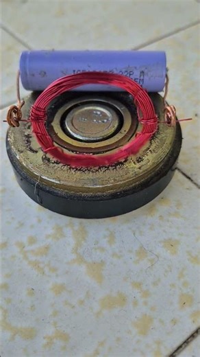 Speaker's magnet 🧲 dc motor
