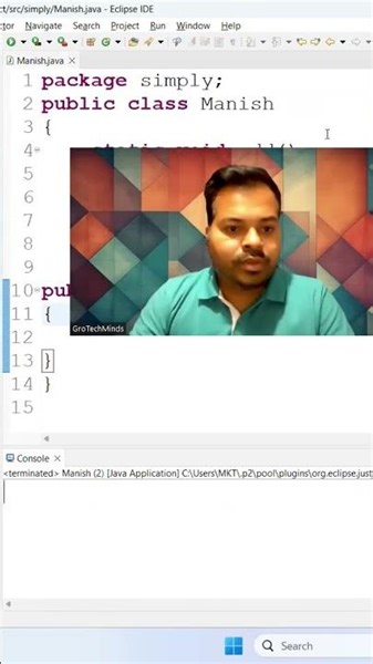 How to call static method in Main Method in Java #seleniumjava #softwaretesting #selenium #shorts