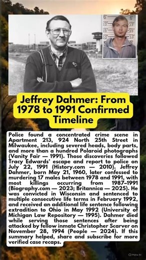 From 1978 to 1991: Confirmed Timeline (1978–1991: Confirmed Timeline)