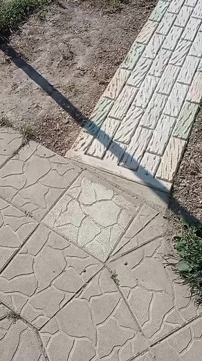 DIY Garden Pathway Tutorial with Euro Fence: Branch Fence, Euro Fence, Paving Stones