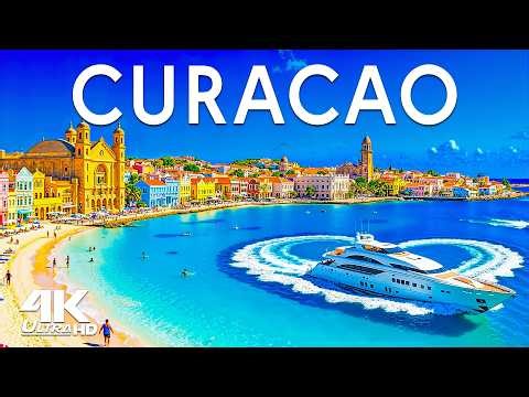 Curaçao 4K Drone Footage | Caribbean Deep House Mix 🌊 Tropical Beach Sunset Vibes 4K