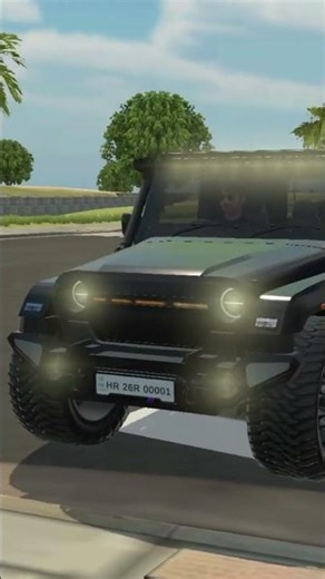 Modifieded Thar ☠️ stunt 🔥 #tharlover #thar4x4 #tharstunts #thargaming #thargameplay