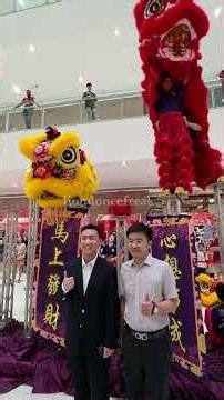 Pre-CNY 2026 - Acrobatic Lion Dance by 天靈宮醒獅團 Tian Ling Gong Lion Dance at Easyhome Mall