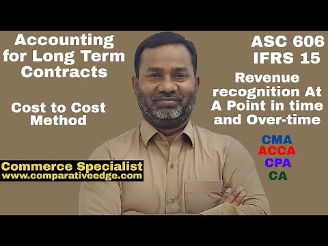 Percentage Completion Method | ASC 606 | Revenue Recognition Over-time & At a point in time | CMA 1