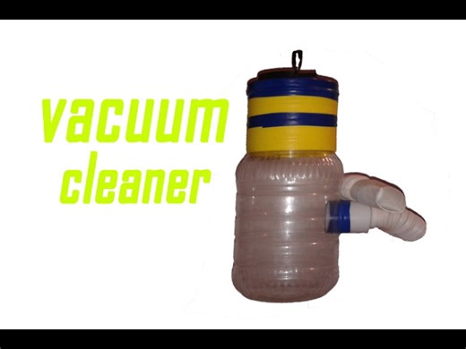 How to make a mini vacuum cleaner from household items | Easy DIY project