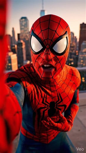 Spiderman REVEALS how hard it is to pee in his suit😭💔#spiderman #veo3