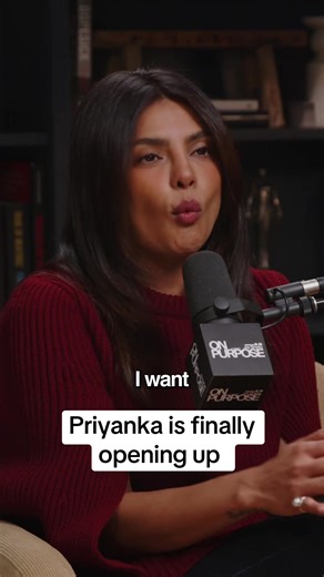 I’m so grateful she trusted me and the On Purpose space to do just that 🙏❤️ listen to the full episode by searching ‘On Purpose with Priyanka Chopra’ or watch on YouTube #priyankachopra #confidence #advice #inspiration #motivational